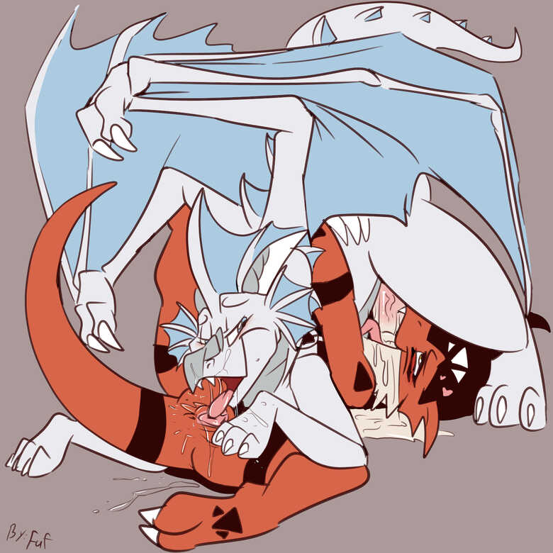 Guilmon And Macha comic porn — cover