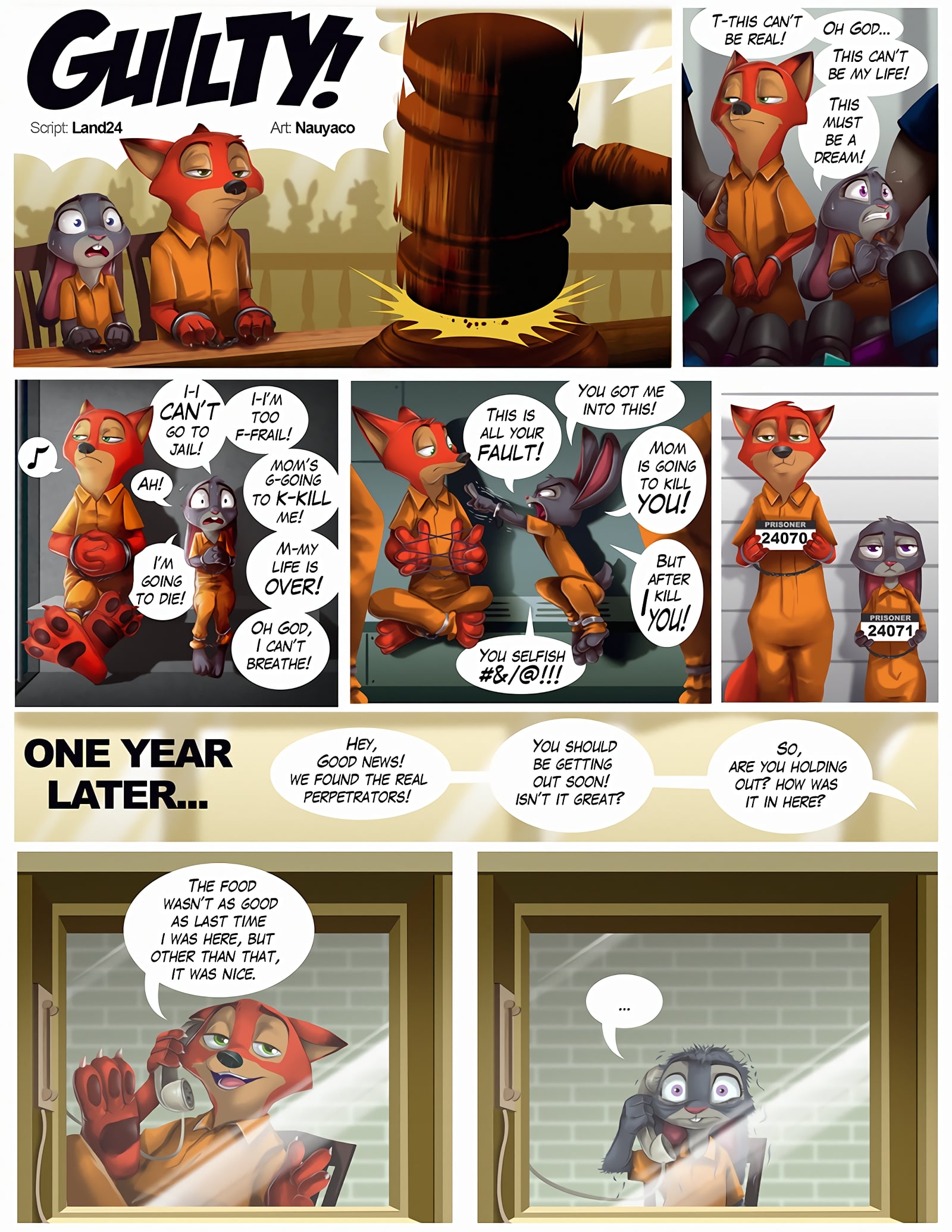 Guilty! Judy & Nick Go to Jail — cover