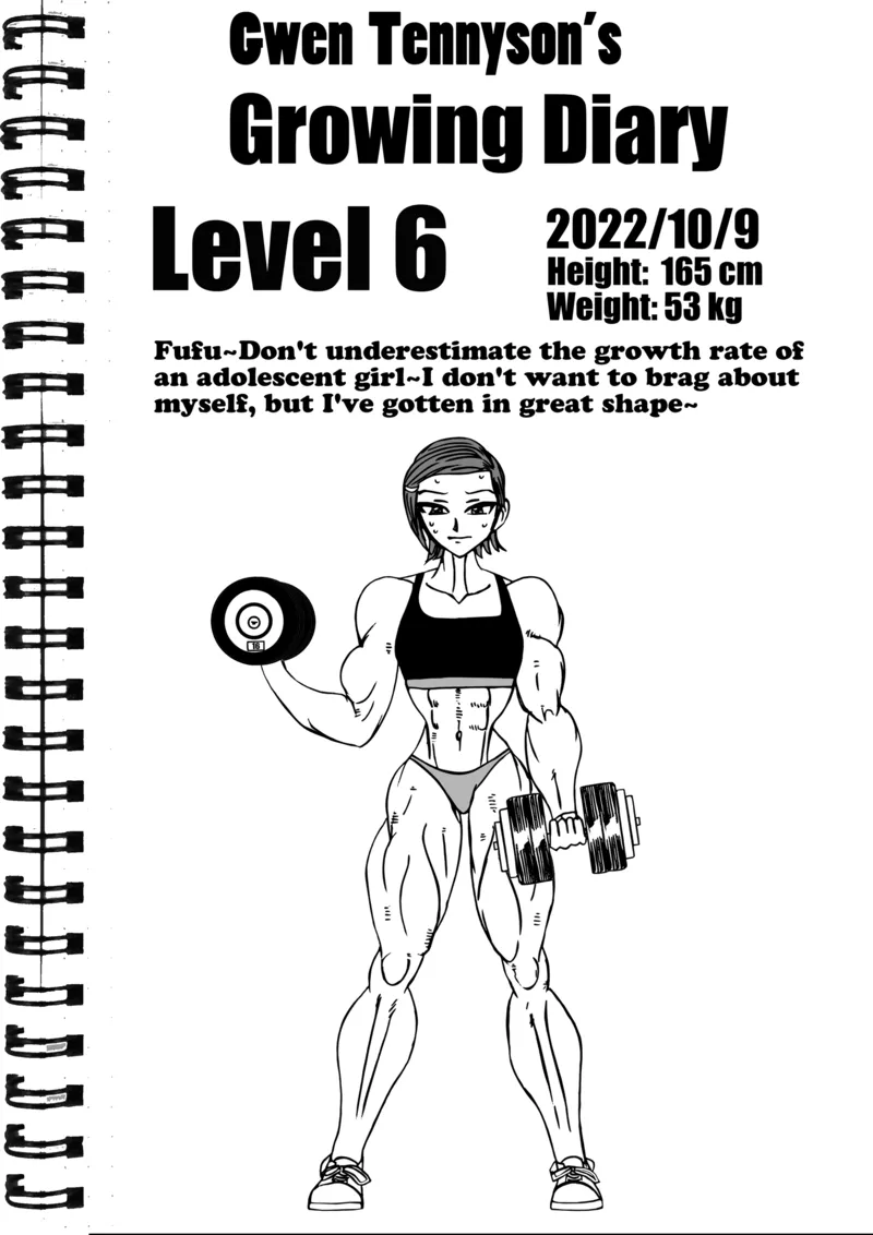 Gwen Tennyson’s Growth Diary comic porn — cover