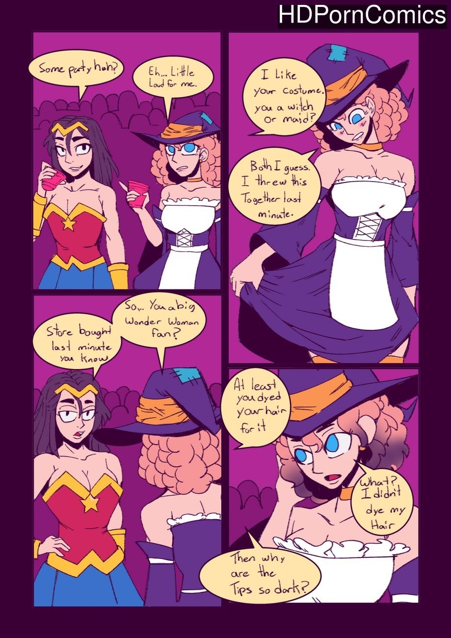 Halloween Hotties comic porn — cover