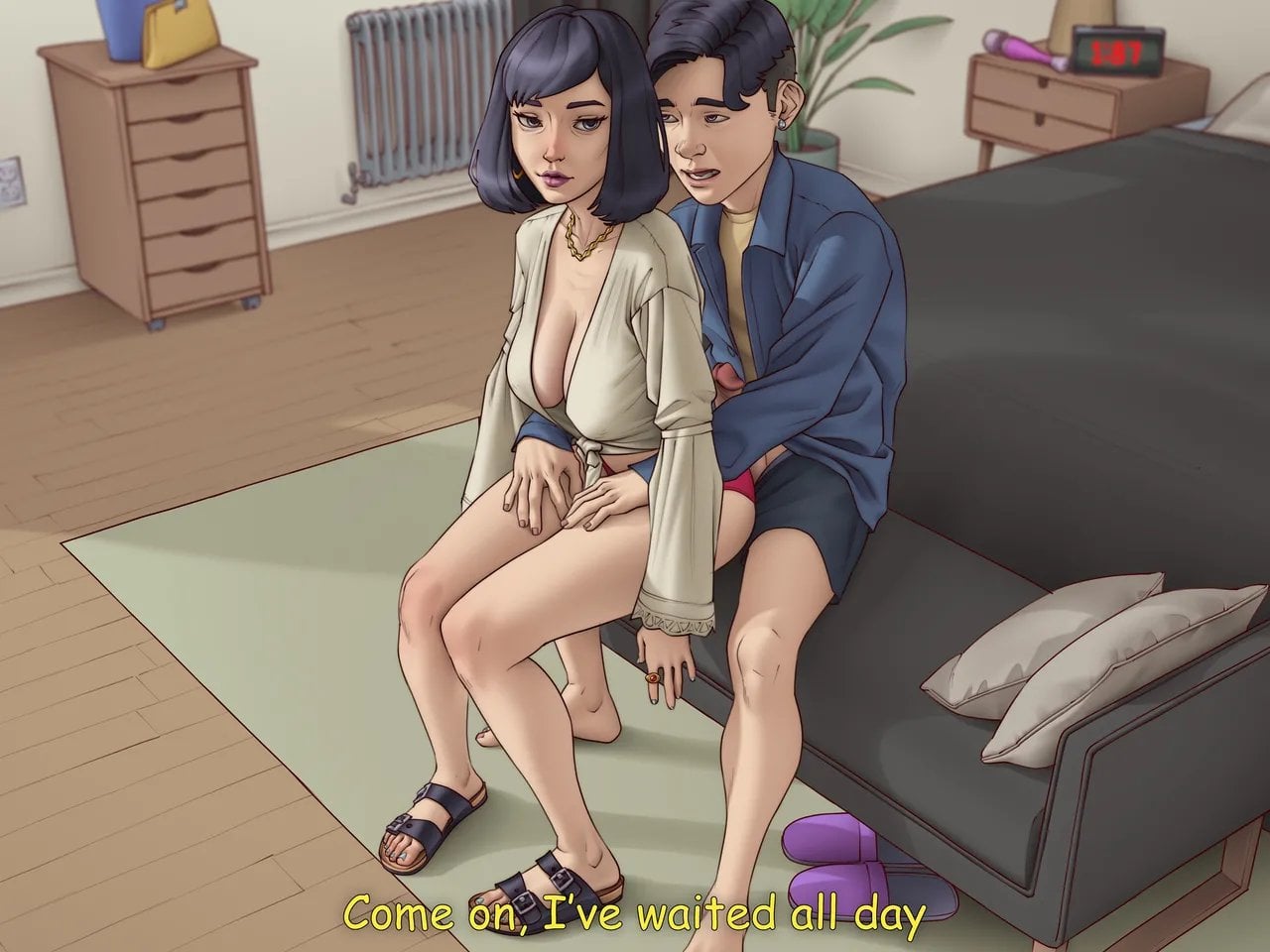 Hana & Ken comic porn — cover