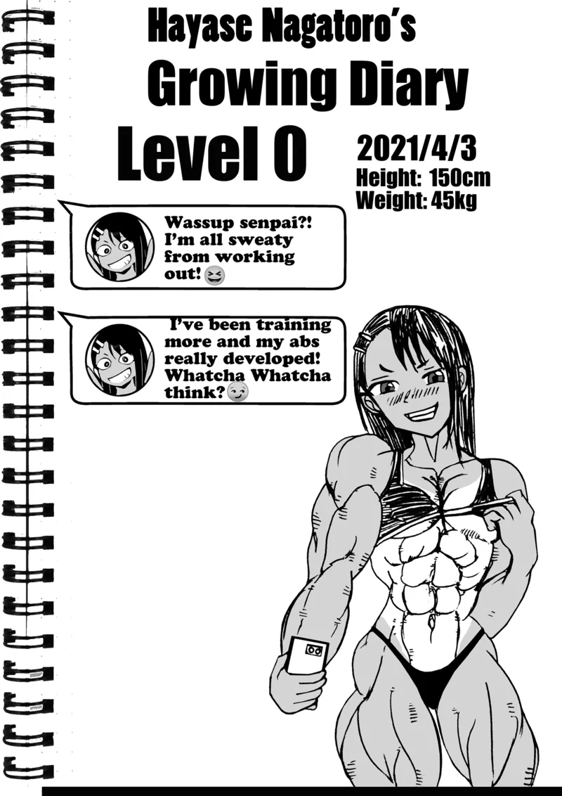 Hayase Nagatoro’s Growth Diary comic porn — cover