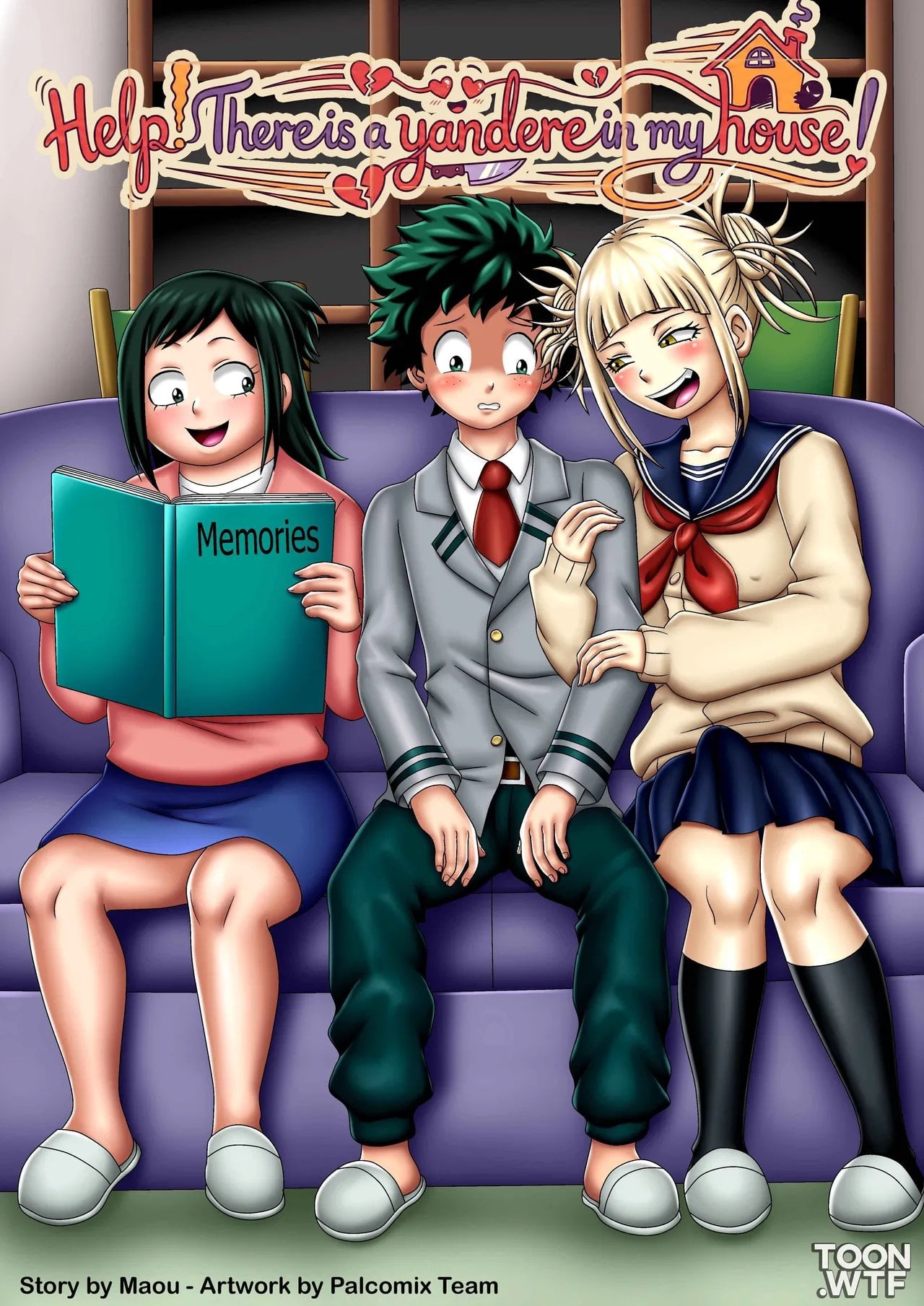 Help! There Is a Yandere in My House! (WIP) comic porn — cover