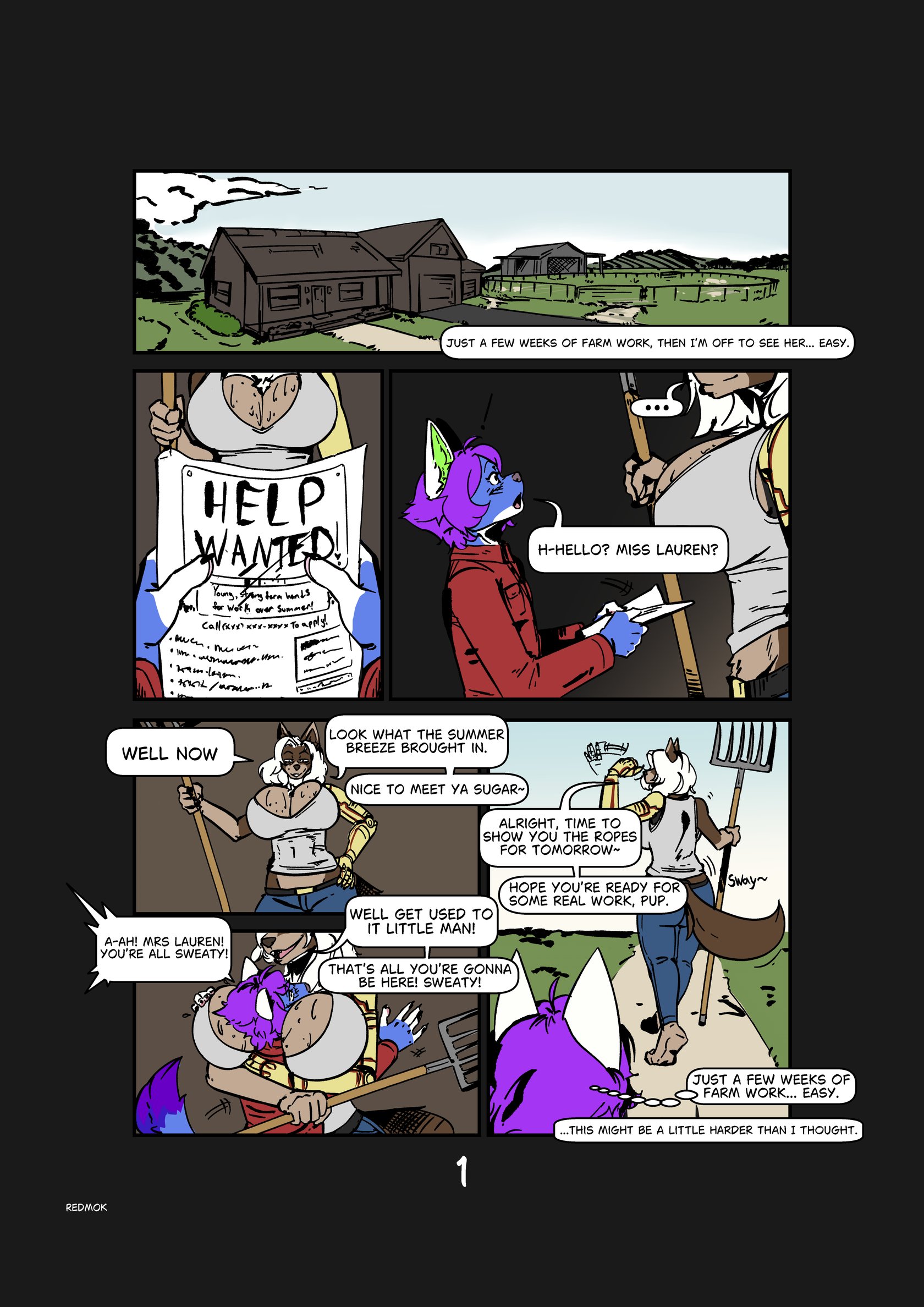 Help Wanted~ comic porn — cover