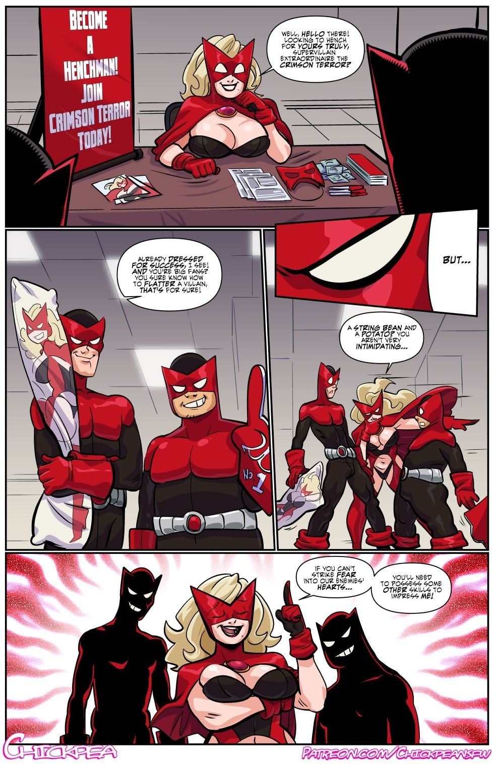 Henchmen Tryout comic porn — cover