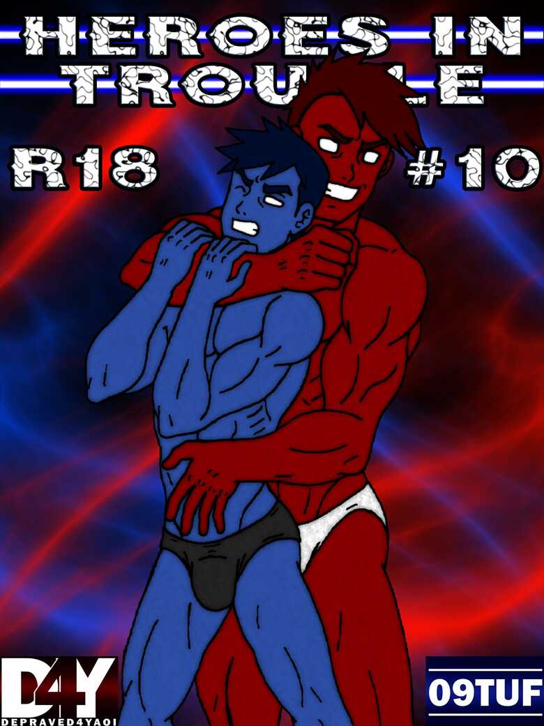 Heroes In Trouble 10 comic porn — cover