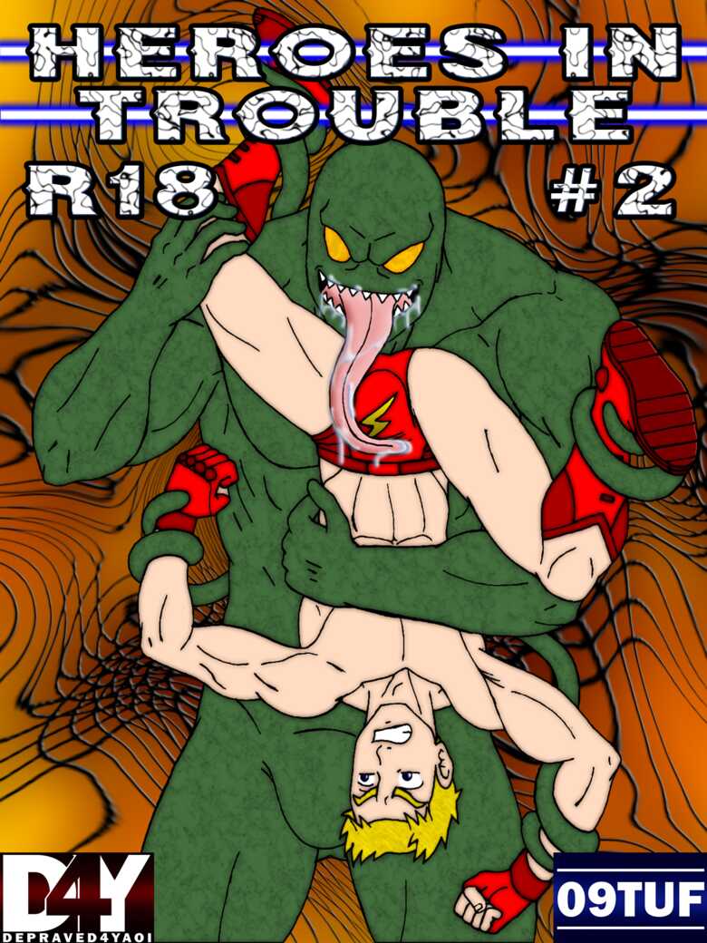 Heroes In Trouble 2 comic porn — cover