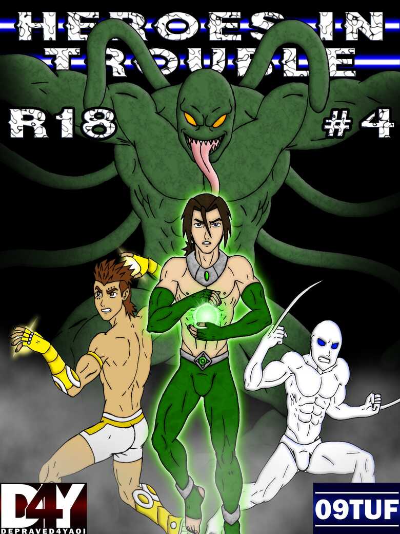 Heroes In Trouble 4 comic porn — cover