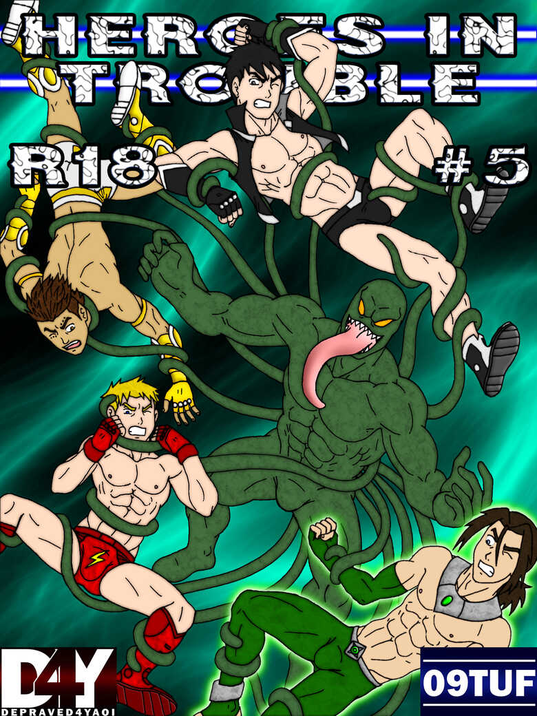 Heroes In Trouble 5 comic porn — cover