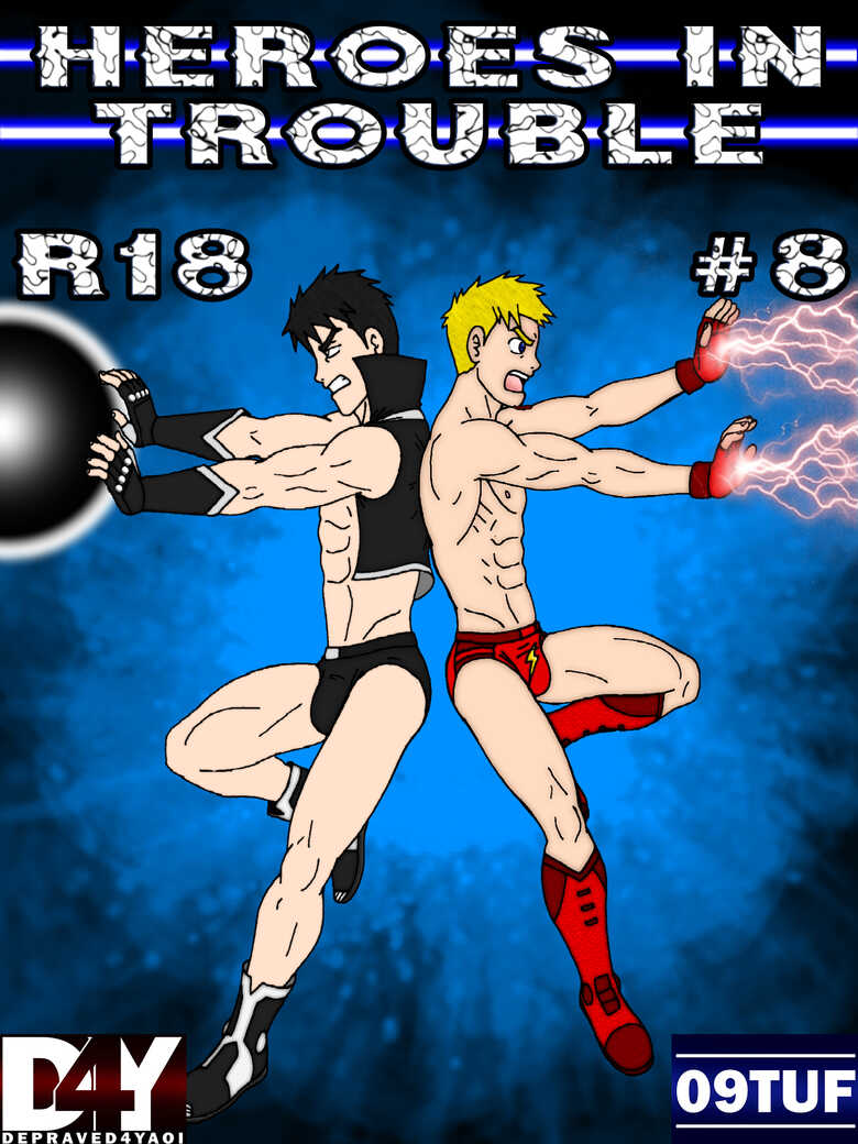 Heroes In Trouble 8 comic porn — cover