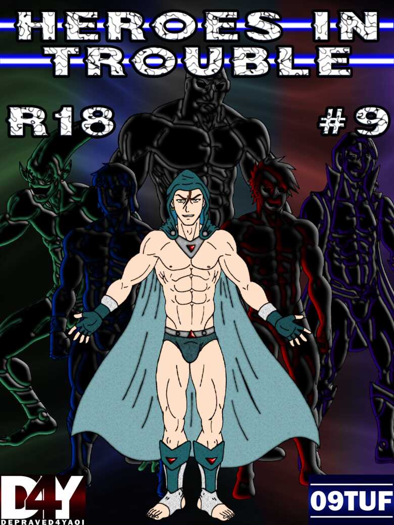 Heroes In Trouble 9 comic porn — cover