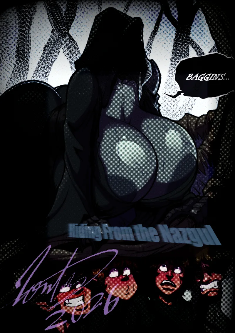 Hiding From The Nazgul comic porn — cover