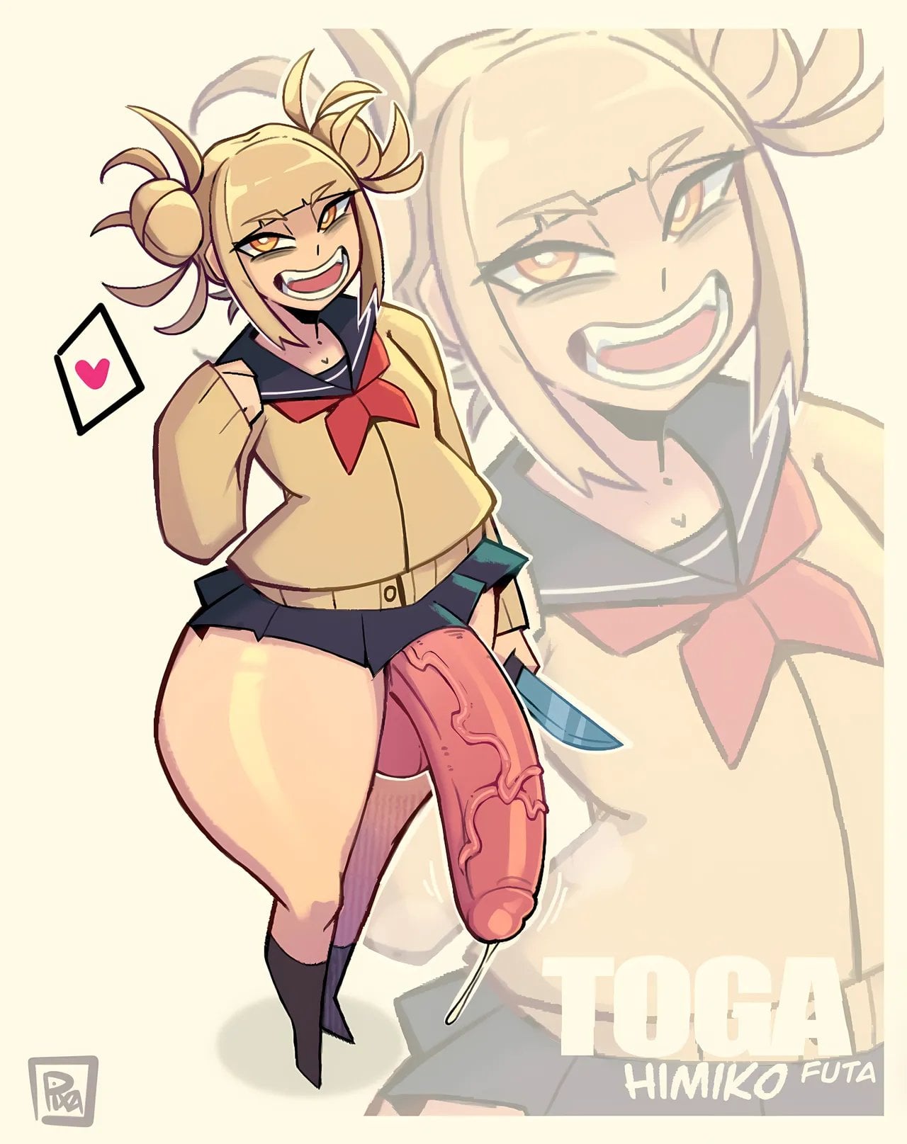 Himiko Toga, Futa Menace comic porn — cover