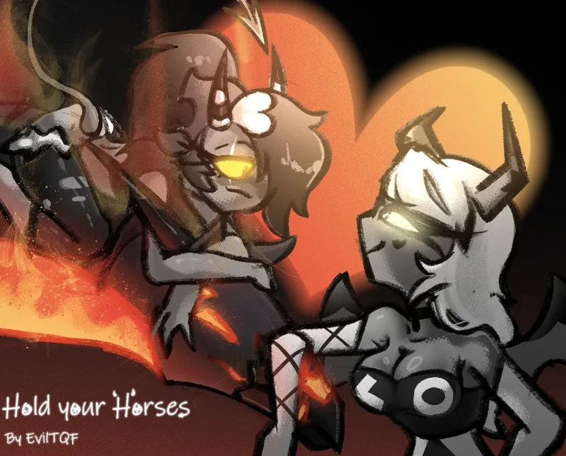 Hold Your Horses comic porn — cover