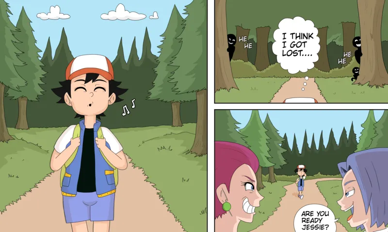 How Ash Got Recruited comic porn — cover