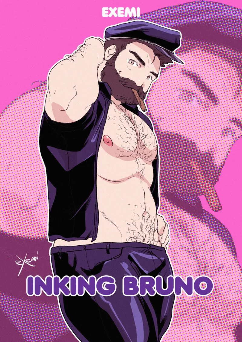 Inking Bruno comic porn — cover