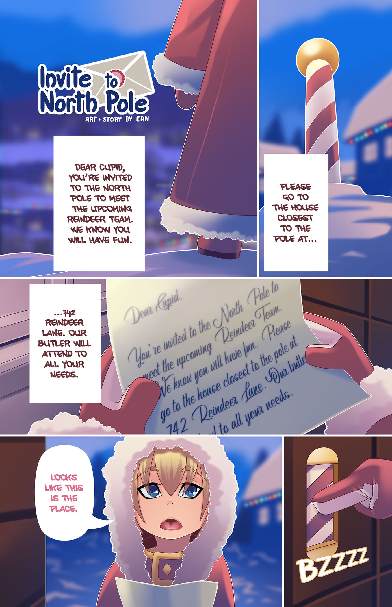 Invite to North Pole — cover