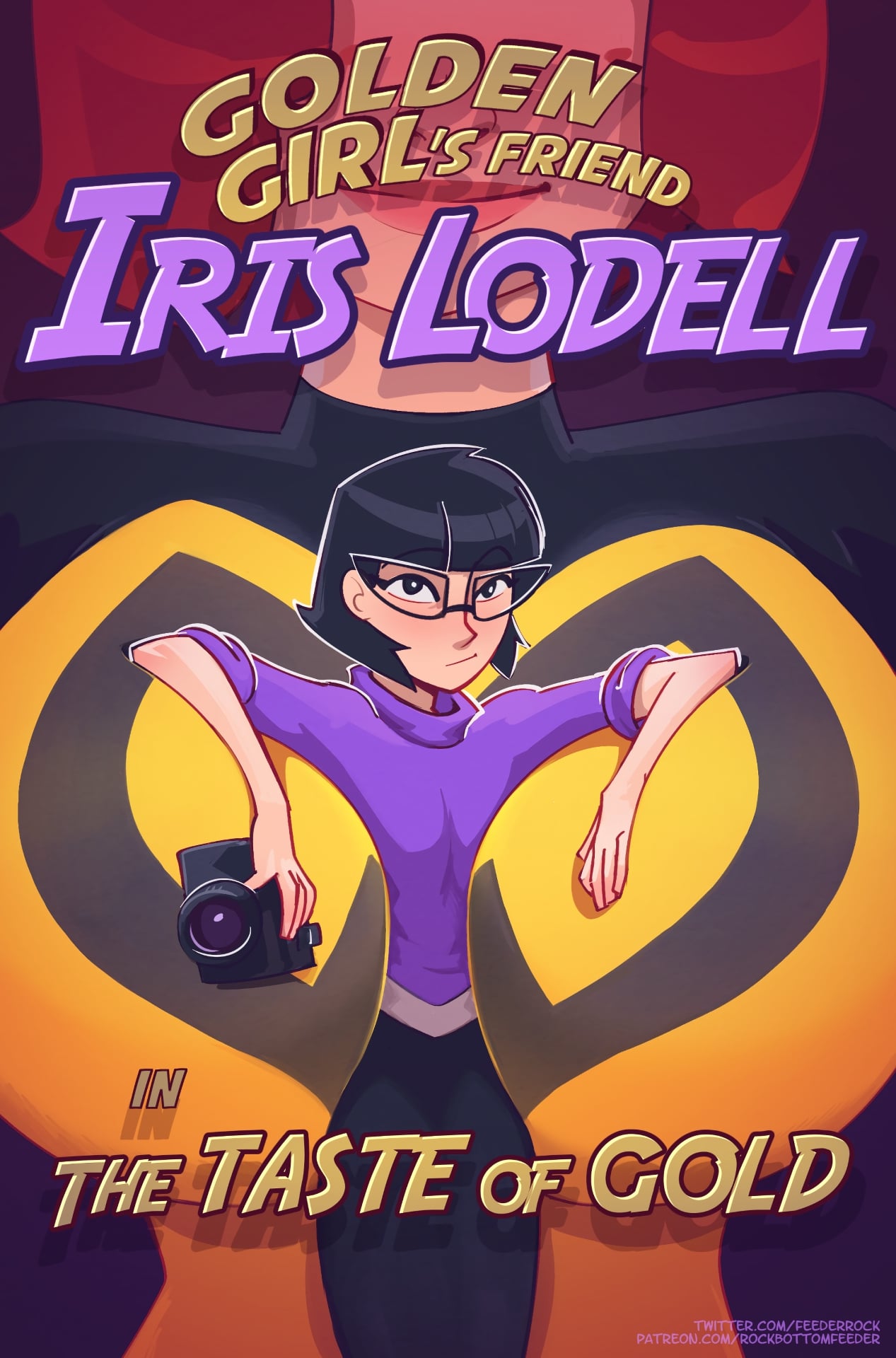 Iris Lodell in_ the Taste of Gold! — cover