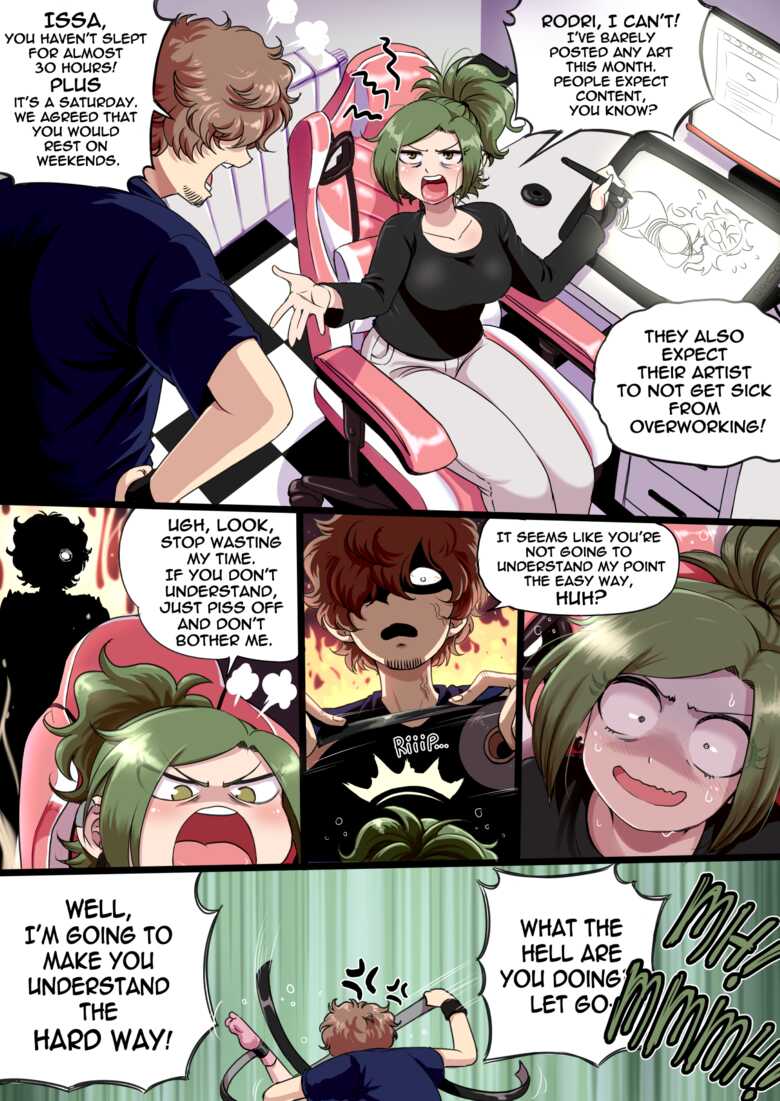 Issa’s Punishment! comic porn — cover