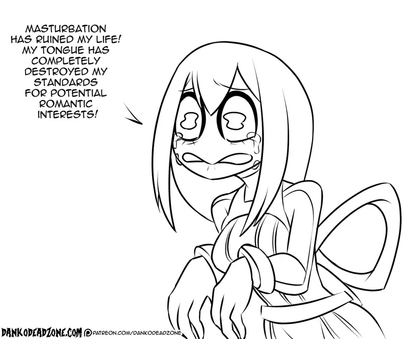 It’s Tsuyu’s Gift But Also Her Curse comic porn — cover