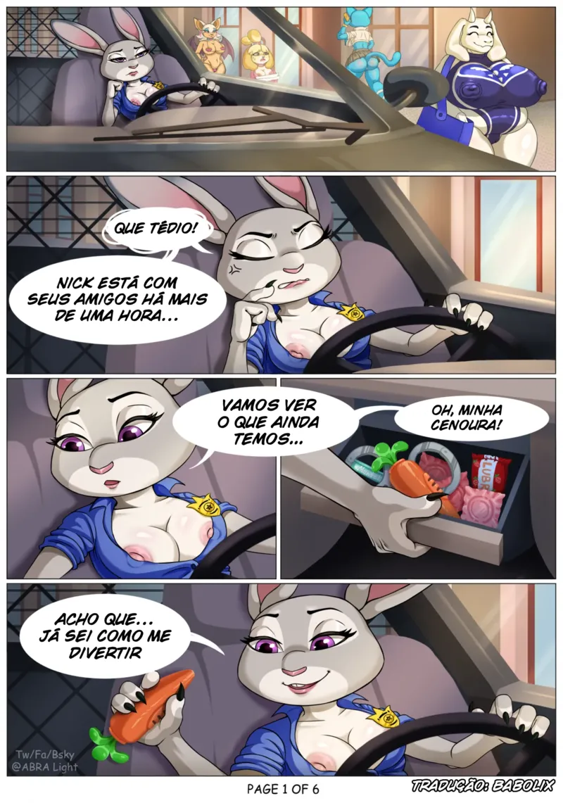 Judy And Carrot comic porn — cover