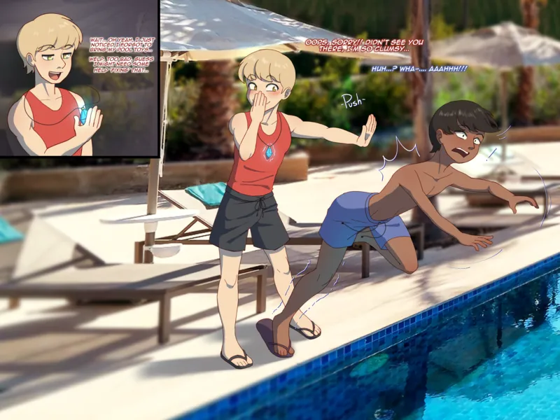 Jump Into The Pool comic porn — cover