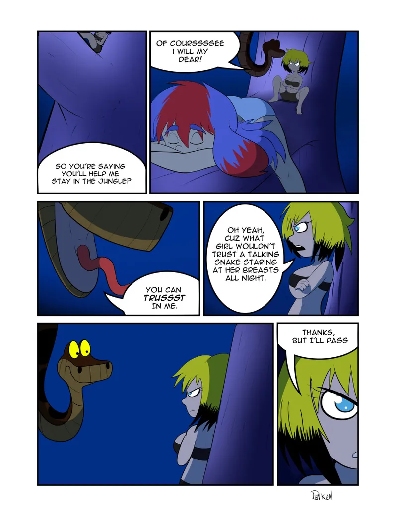 Kaa’s Help comic porn — cover