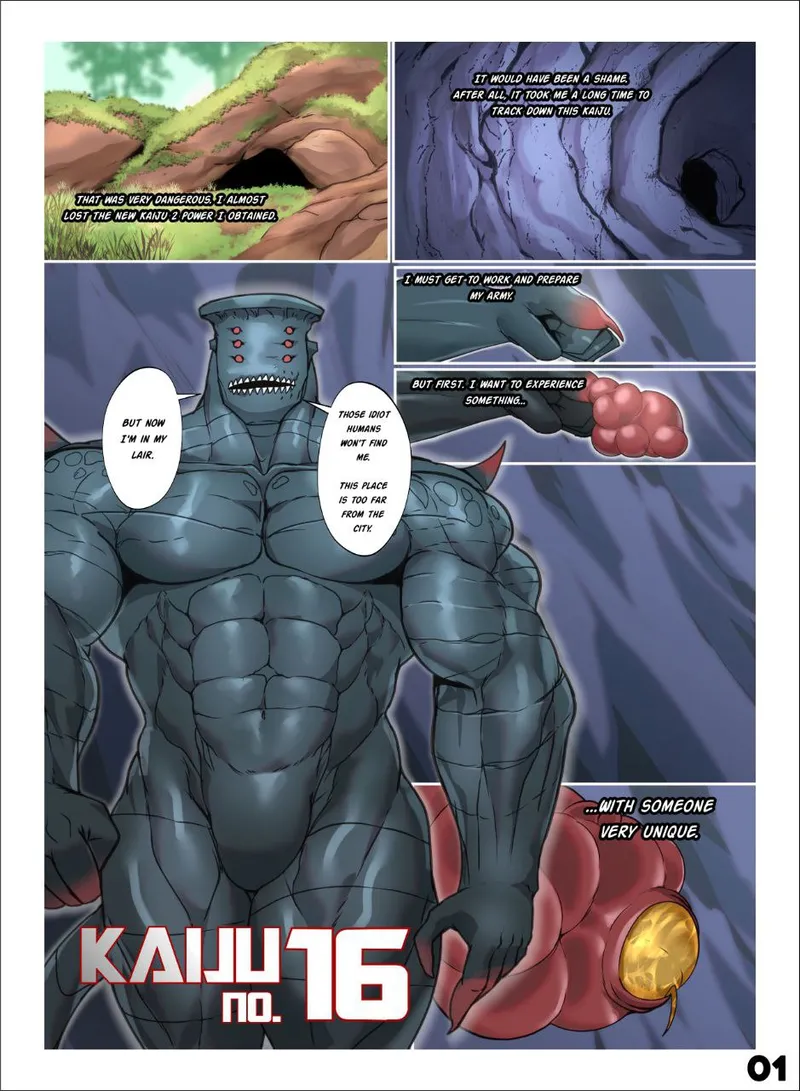 Kaiju No 16 comic porn — cover
