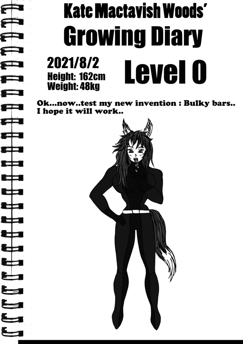 Kate’s Growth Diary comic porn — cover
