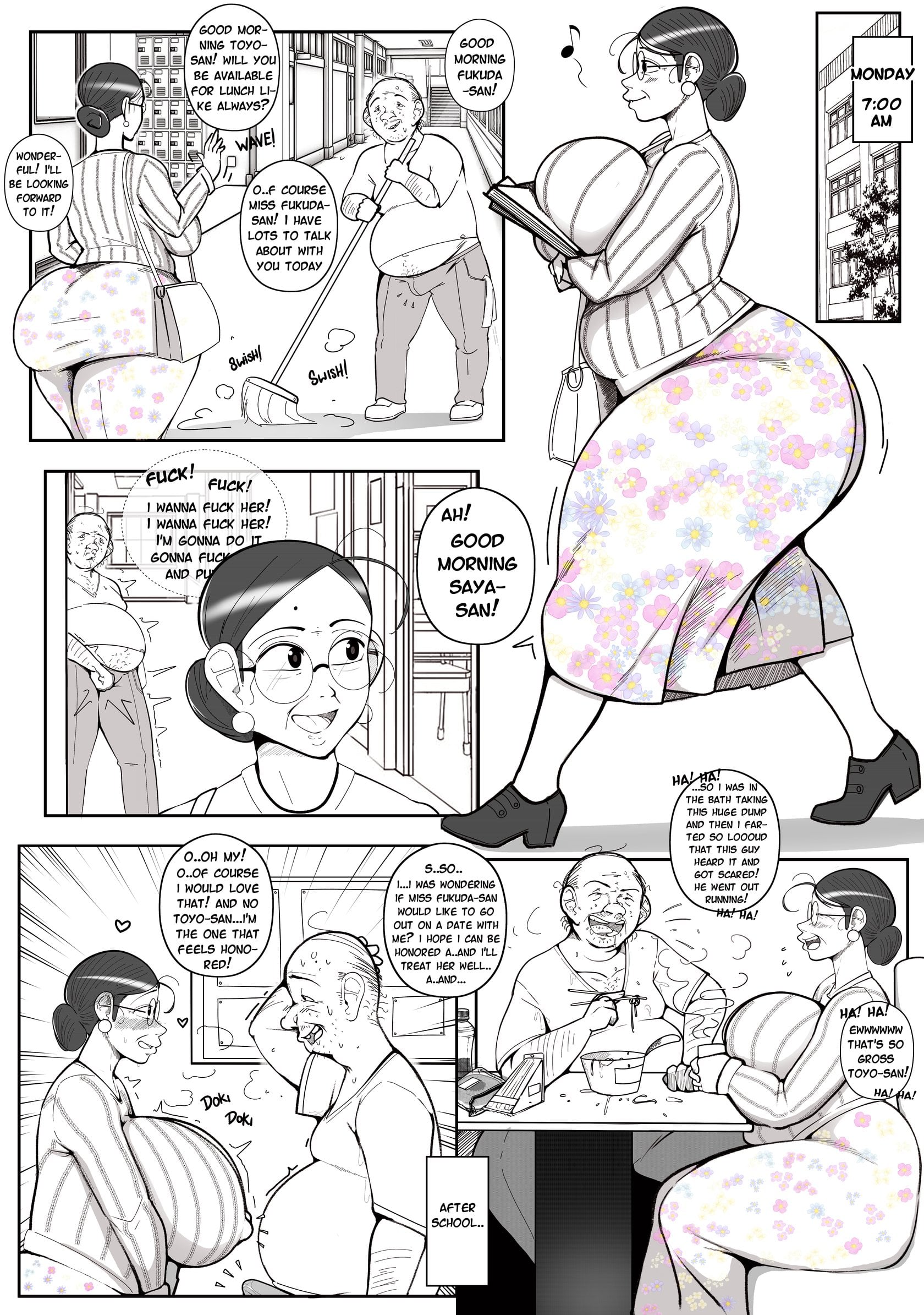 Kind Teacher Fukuda-San comic porn — cover