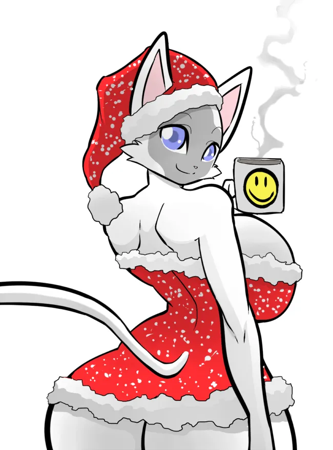 Kitty Under The Mistletoe — cover