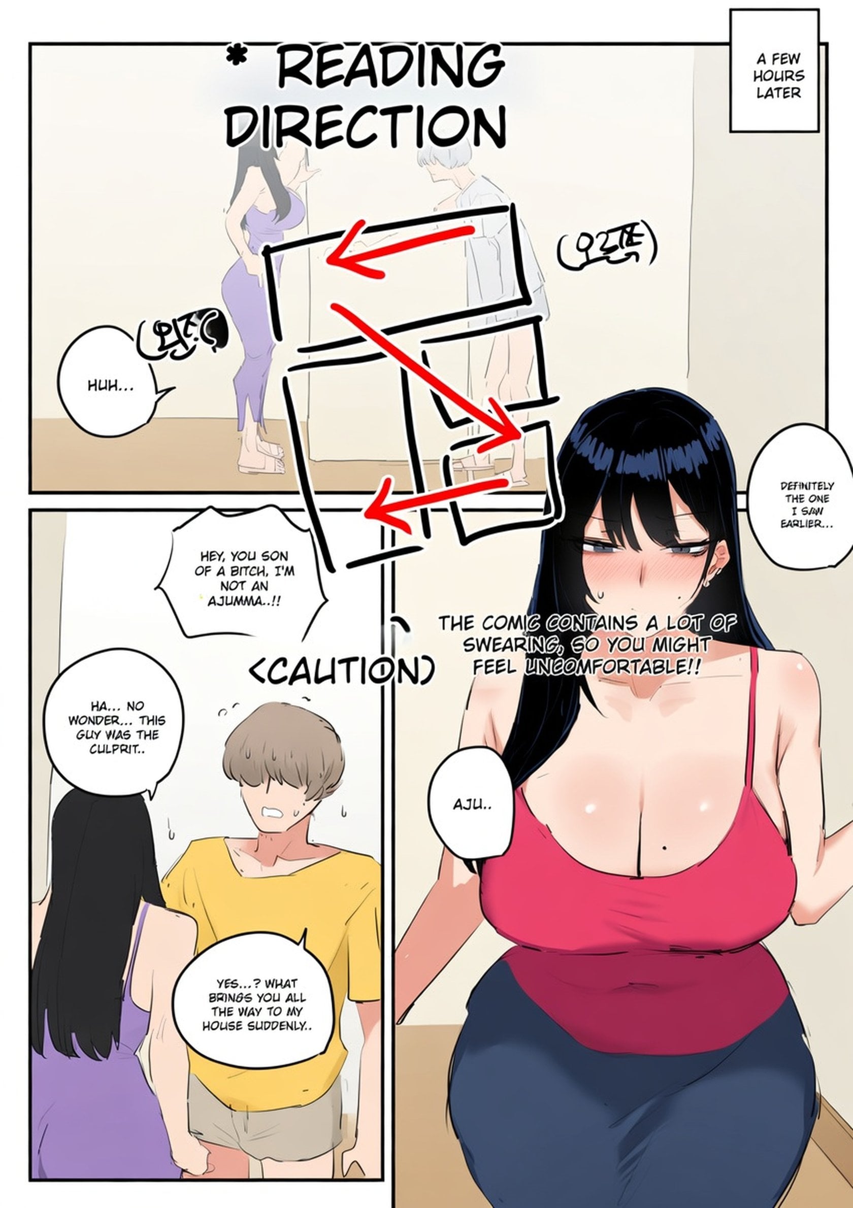 [kkan] Comic about giving proper discipline to the downstairs neighbor lady…. — cover