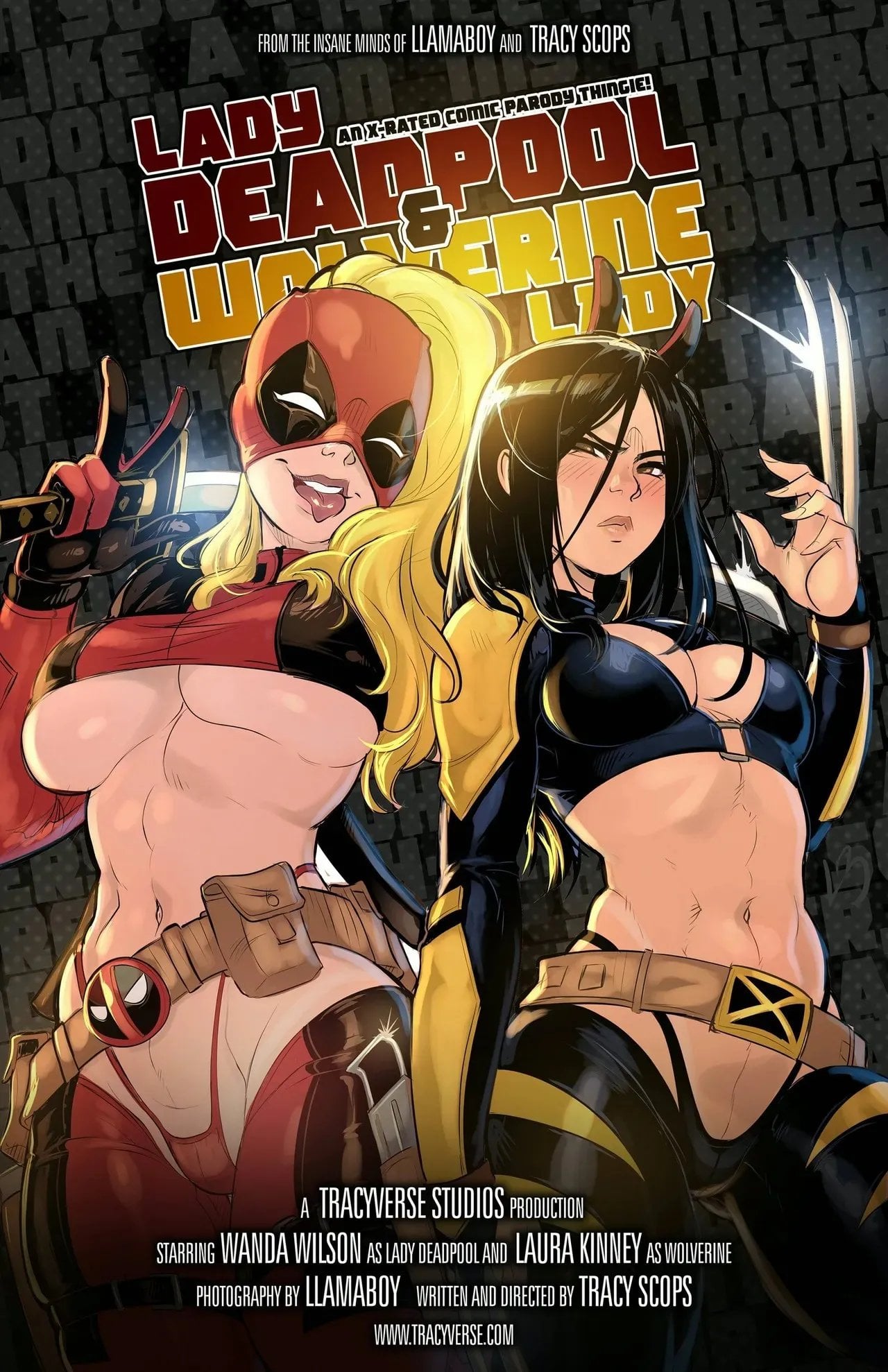 Lady Deadpool & Wolverine Lady: An X-rated Parody Thingie! comic porn — cover