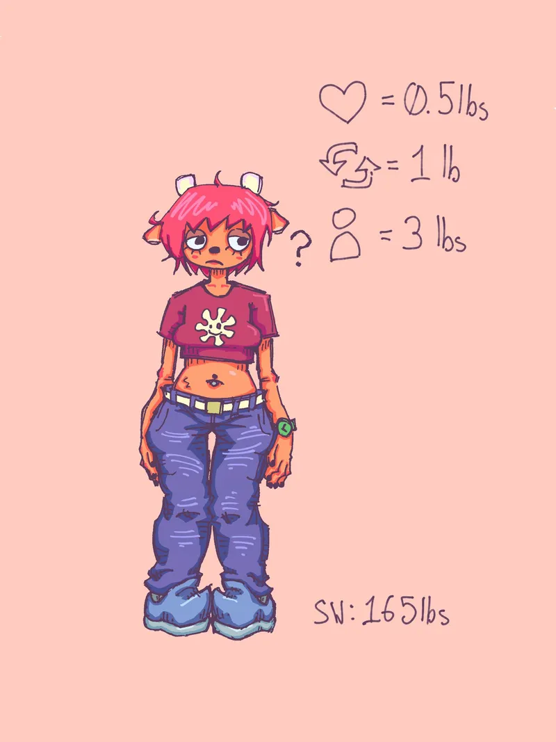 Lammy Weight Gain Drive comic porn — cover