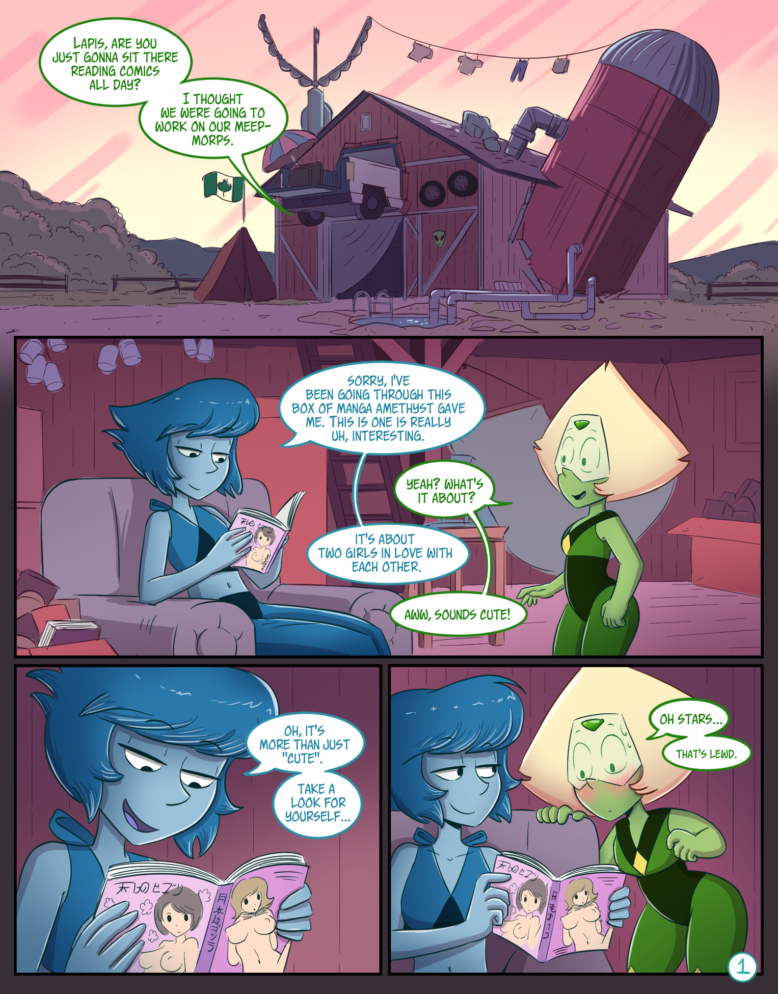 Lapidot comic — cover