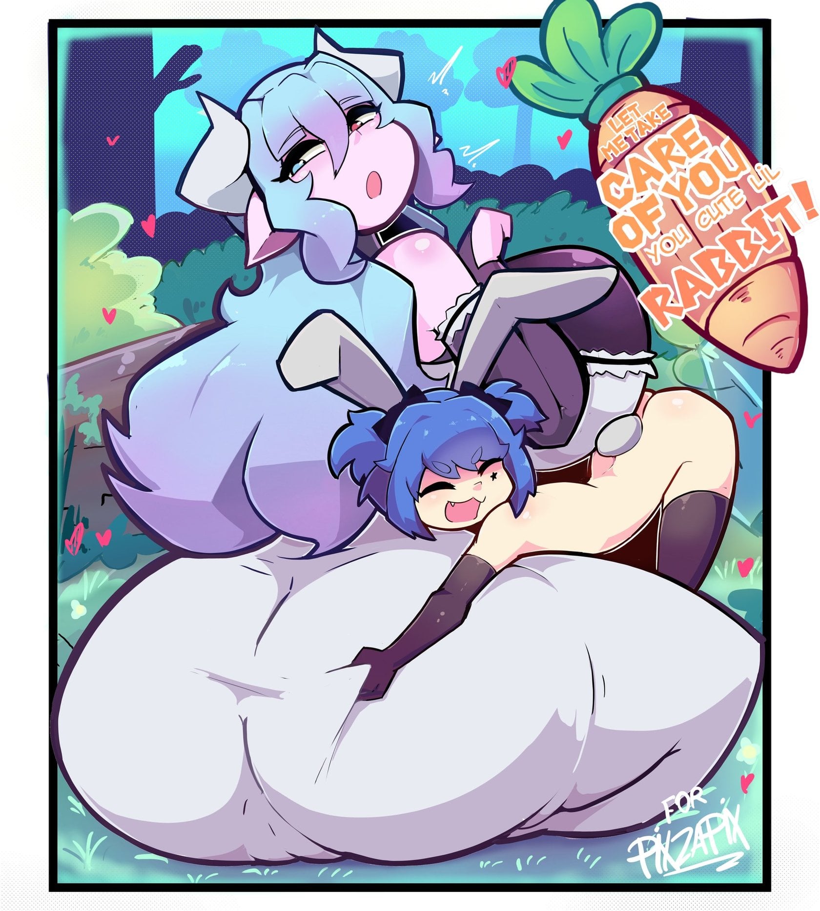 Let Me Take Care of You, You Cute Lil Rabbit! — cover