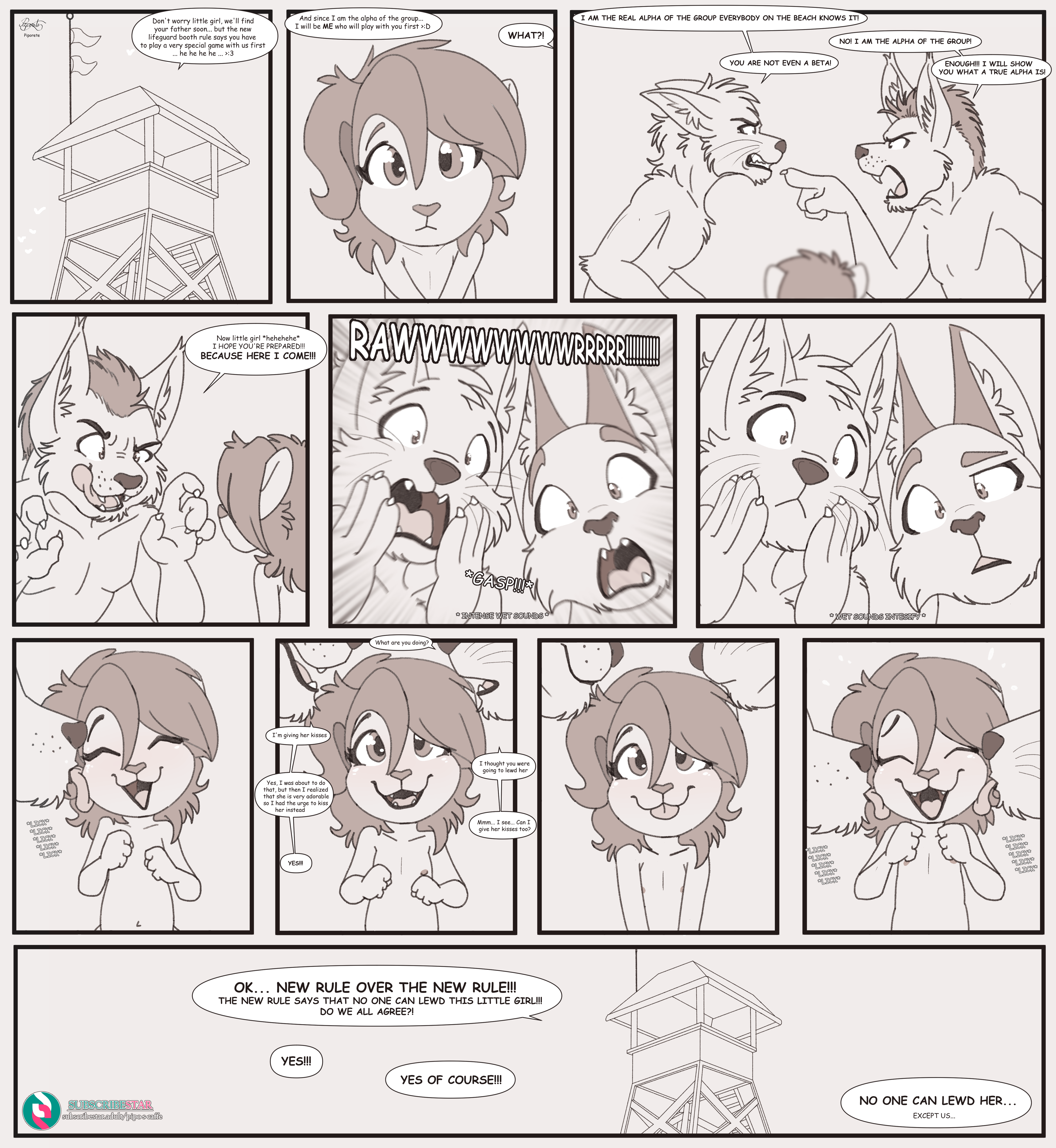 Lewd Beach Wolfs — cover