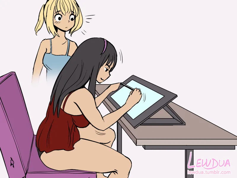 Lewdies 11 – How To Draw Cocks With Nessie And Alison — cover