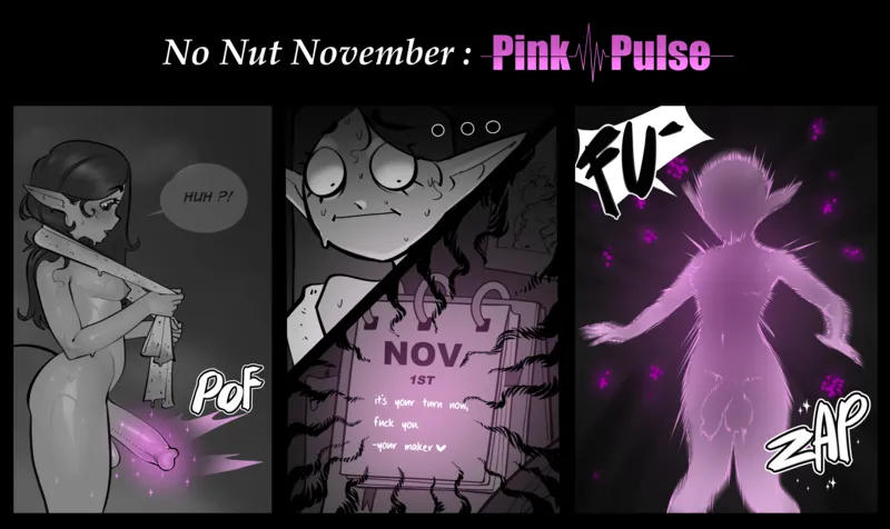 Lewdstuff’s 2025 No Nut November 2025 – Pink Pulse comic porn — cover