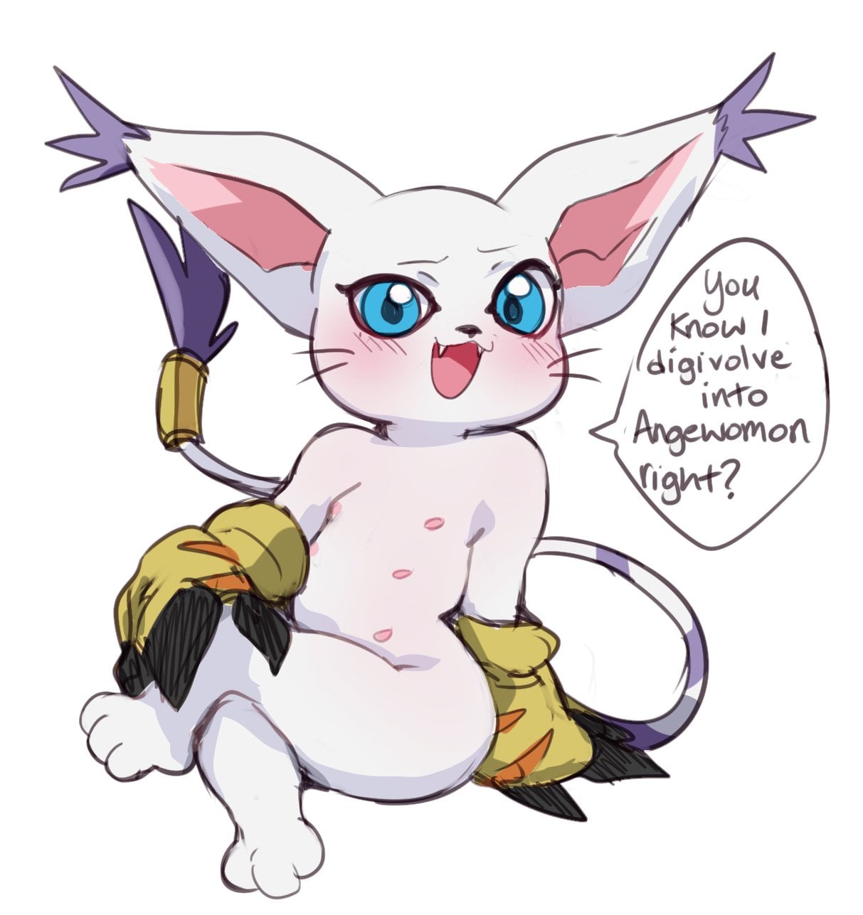 [lightsource] A Cat is Fine (Digimon Adventure) comic porn — cover
