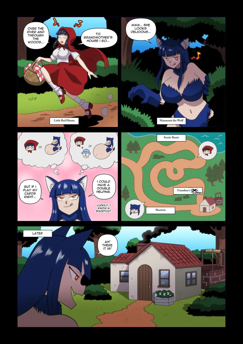Little Red Hinata comic porn — cover