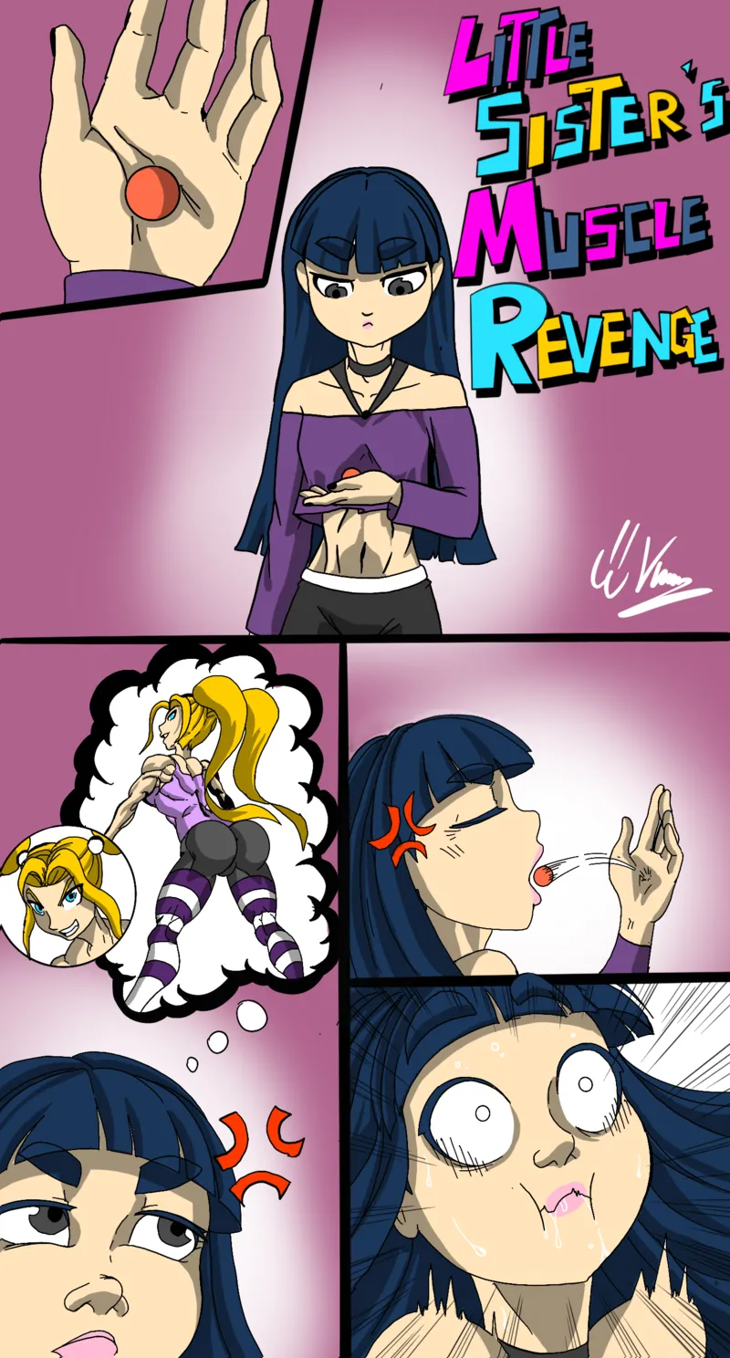 Little Sister’s Muscle Revenge 1 comic porn — cover