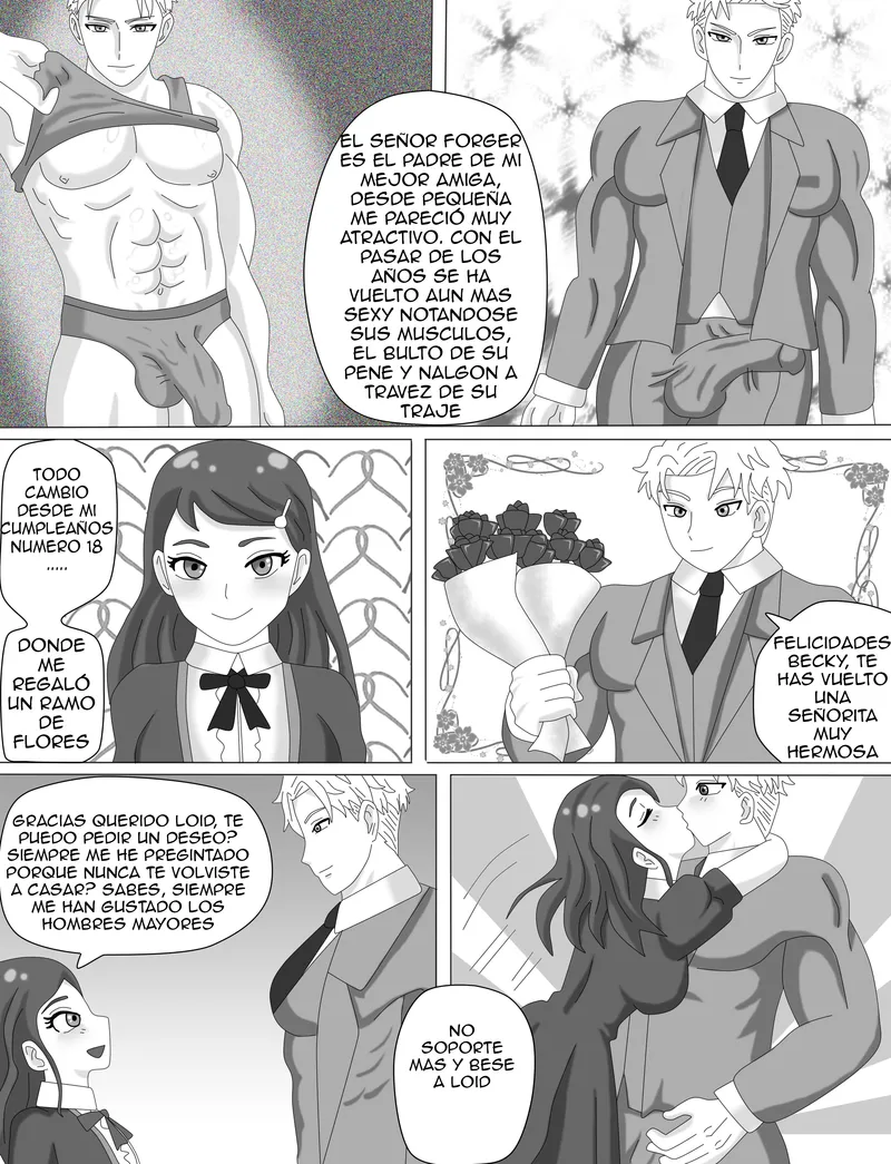 Loid & Becky comic porn — cover