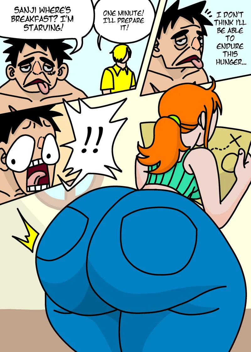 Luffy’s Breakfast comic porn — cover