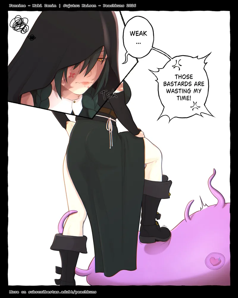 Maki Meets A Slime Monster comic porn — cover