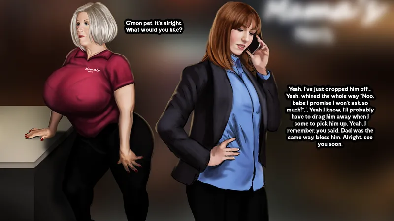 Mama’s Men’s Daycare comic porn — cover