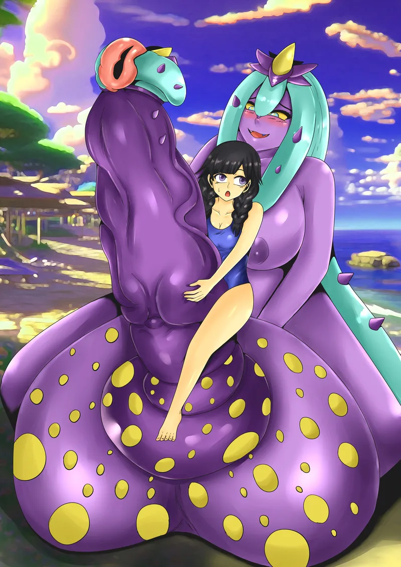 Mareanie x Selene comic porn — cover