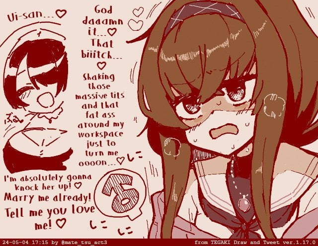 [Mate-Tsu] Uihinata Sukisugi nite Hakkyou | Losing My Mind Because I Love Ui x Hinata Way Too Much — cover