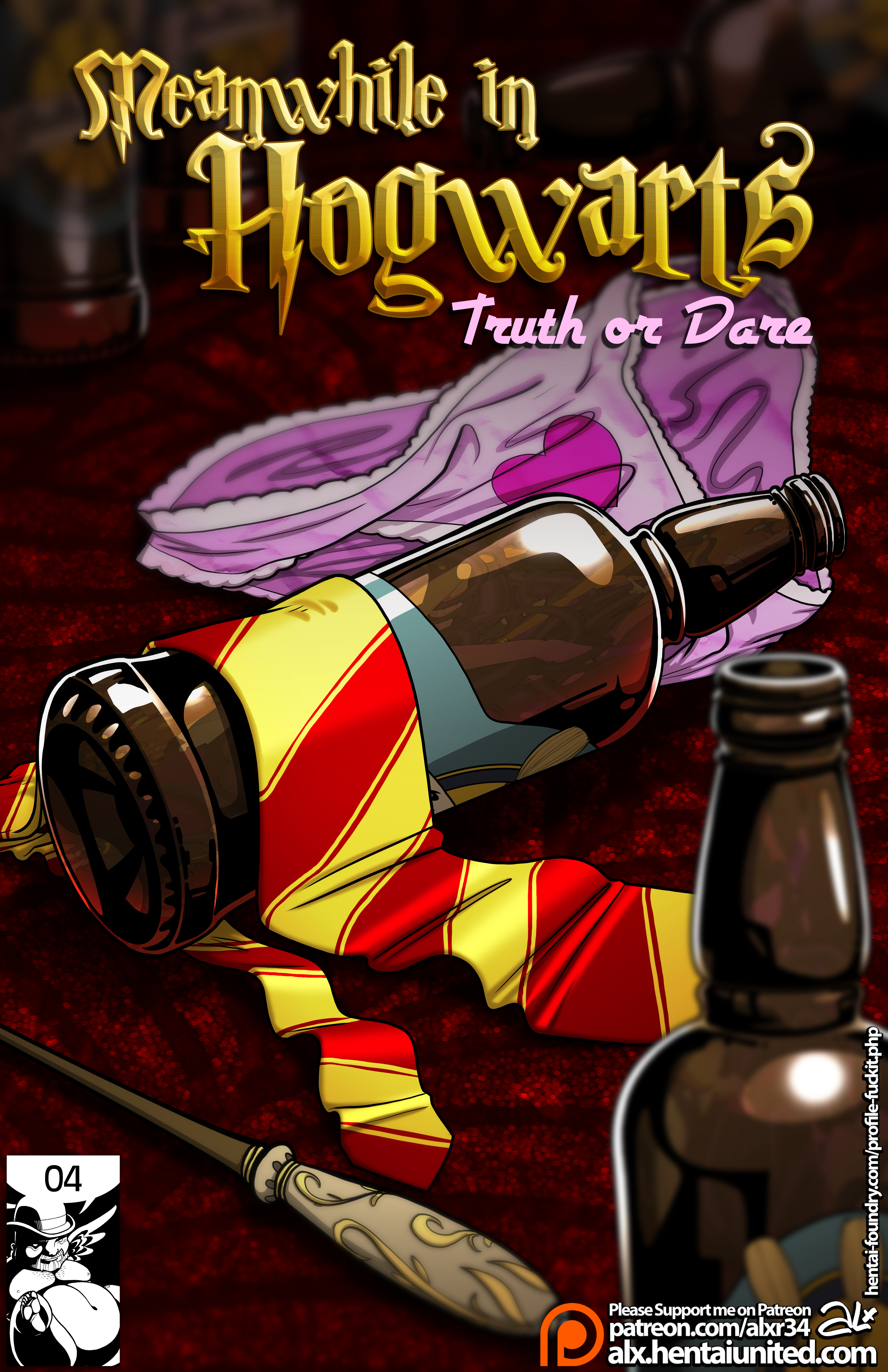 Meanwhile in Hogwarts: Truth or Dare — cover