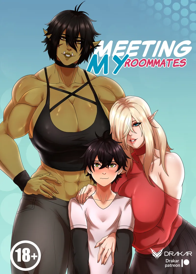 Meeting My Roommates comic porn — cover